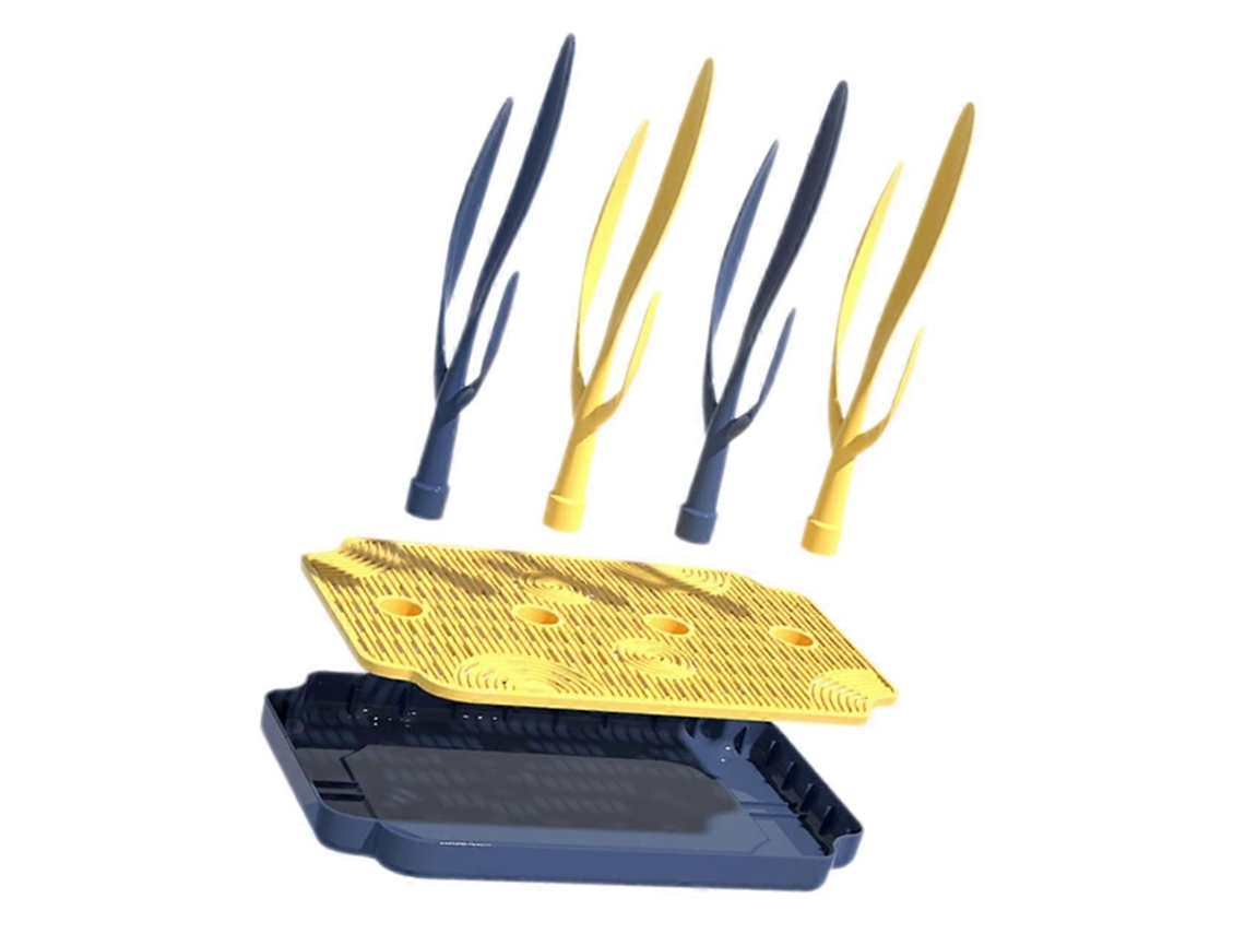 Escorredor De Garrafas Com Bandeja Coletora Para Canecas E Copos, Suporte Para Garrafas De Água Que Economiza Espaço.