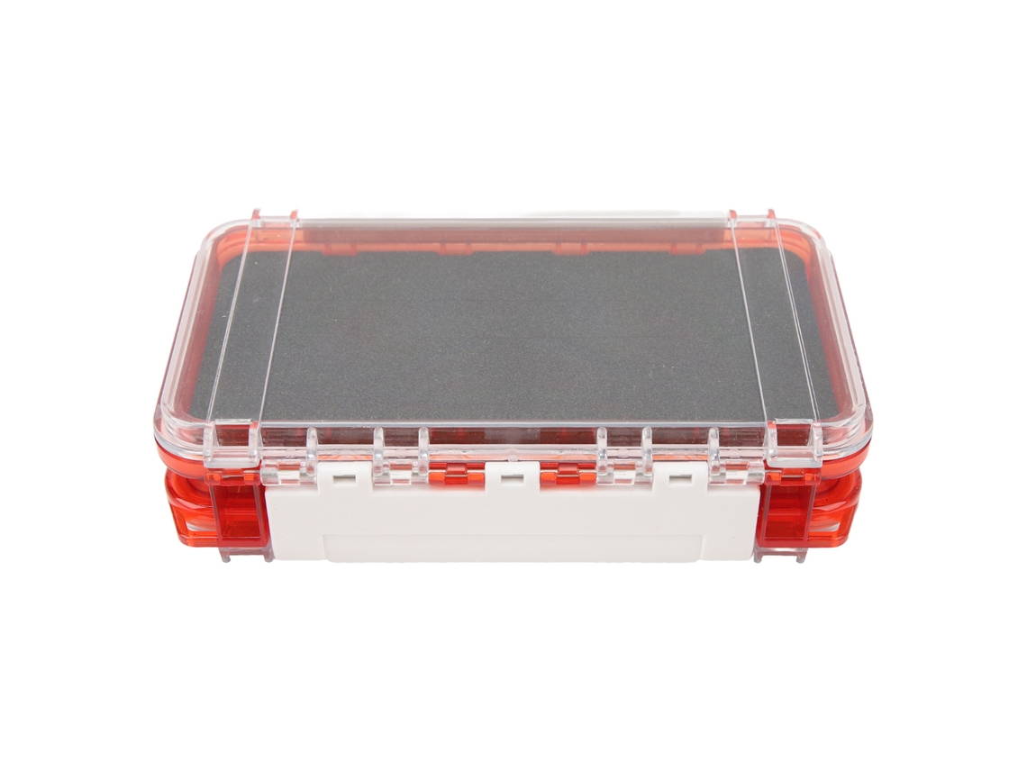 Tray de Iscas de Pesca com Divisórias Vermelha