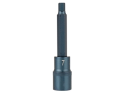 Conector De Chave De Impacto Parafusadeira Elétrica Adaptador De Soquete Hexagonal 1/2'' 100mm H7
