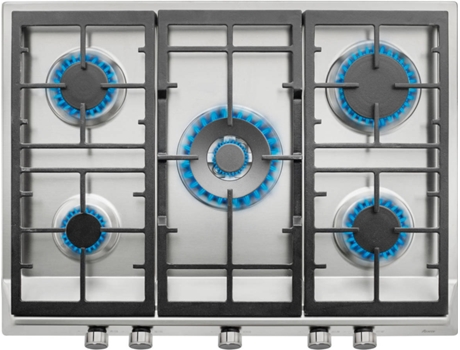 Placa de Gás TEKA EX 70.1 5G AI AL DR (Gás Butano-Propano - 68 cm - Inox) — Gás Butano-Propano | Largura: 68 cm