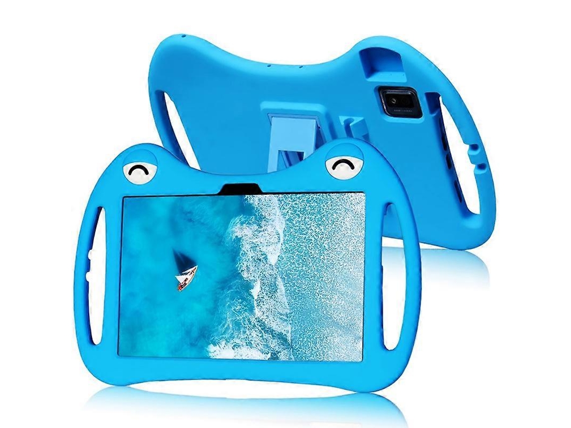 Capa protetora de silicone à prova de choque com suporte e compartimento para lápis para Tcl Tab 10 5g WeBake