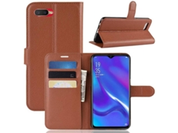 Capa Oppo RX17 Neo HONGWE. Castanho