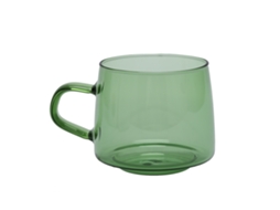 Caneca De Vidro 350ml Para Café Com Alça, Resistente A Alta Temperatura, Ideal Para Casa E Cafeteria