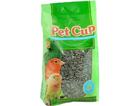 Alimentação para Papagaios e Periquitos  Sementes de Girassol Raiado (3Kg)