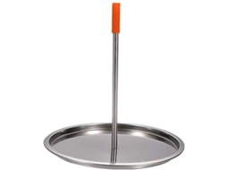 Nova Line espeto Vertical de Aço Inoxidável para Churrasco, Rack Removível para Grelhar Carne (1pc, Prata)