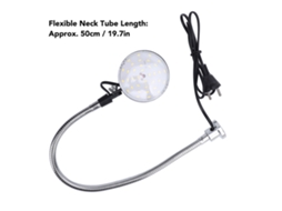Luz De Máquina Led 15w Com Braço Flexível E Base Magnética