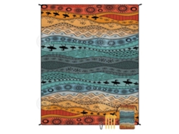 Proteção de Areia 180x220 Cm Tapete de Tecido para Viagens e Acampamento AOZORZ
