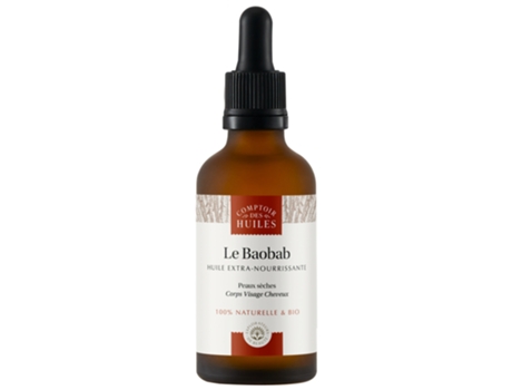 Óleo Vegetal de Baobá Bio 50 ml COMPTOIR DES HUILES