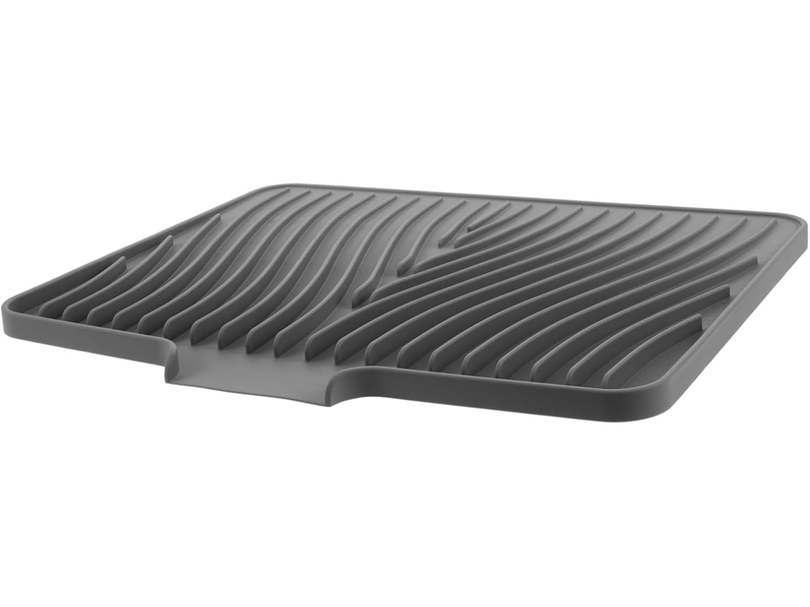 De Silicone Antiderrapante Para Secagem Com Drenagem Inclinada E Escoamento Rápido Tapete Protetor Para Pia De Gokoco