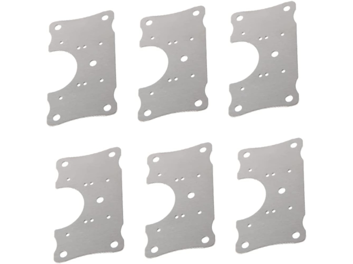 Coolhiya Conjunto De 6 Placas Reparo Cozinha Em Aço Suportes Para