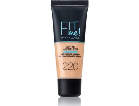 Base de Maquilhagem Fluida Fit Me 220 - naturel