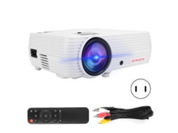 Projetor led portátil EOOCOO hd 1080p teatro casa