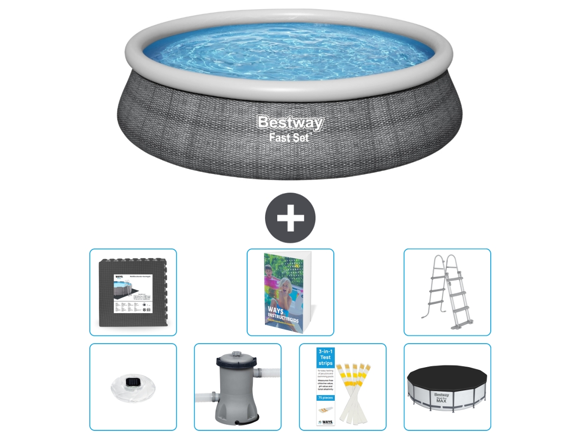 Bestway Piscina Bestway Fast Set Redonda - 457x107 Cm - 8-peças S486