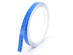 Adesivo Refletivo Hexagonal Impermeável Fita Luminosa Para Bicicleta Carro Moto Decoração Diy Azul