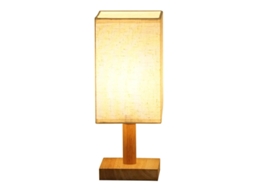 Candeeiro Tecido Quadrado Yizhood Leitura Sala Amarelo