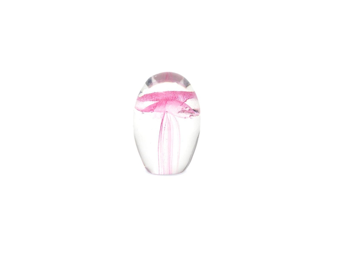 Pisappel Medusa BY SIGRIS Viol Vidro 6X4X4Cm Rosa