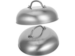 Tampas De Aço Inoxidável 430 De 9 Polegadas Para Panelas E Frigideiras, Resistentes, Ideais Para Grelhar E Cozinhar Em Churrasqueiras Gokoco