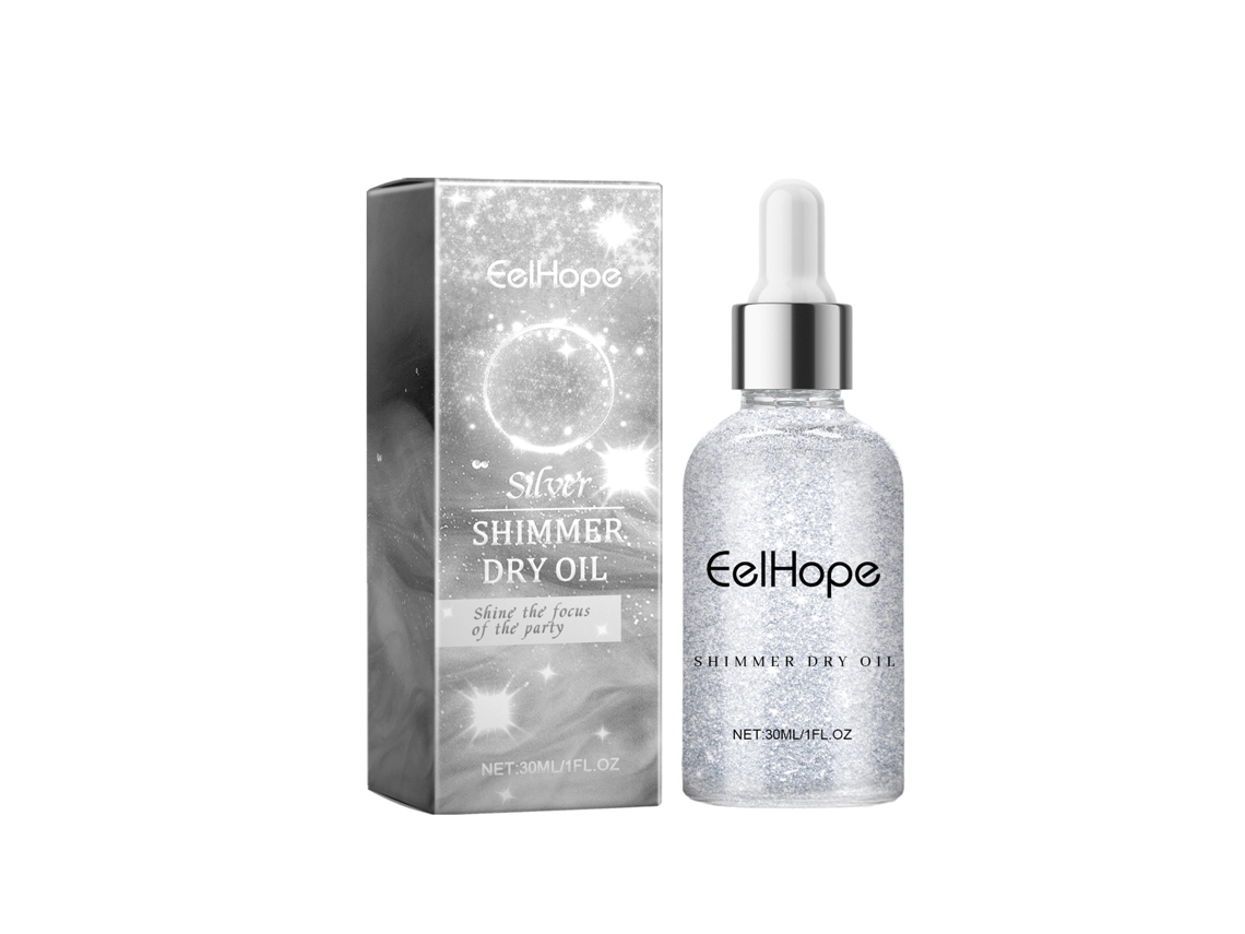 Aceite Corporal Com Glitter Seco Eelhope 30ml Para Festas