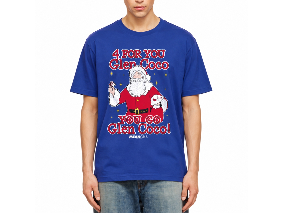 Rockinstone Mean Girls You Go Glen Coco Royal T-shirt Size:xxl