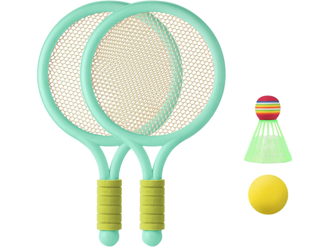 Conjunto De Raquete Tênis Infantil Com Bolas, Brinquedo Em Pvc, Para Crianças Pequenas, Esportes Ao Ar Livre E Ambientes Fechados -aquaforge