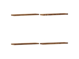Wall Shelf, Wall Shelves Vidaxl Marrom Madeira Processada (40 X 10 X 1.5 Cm)