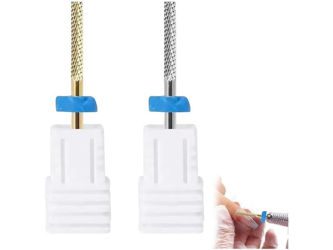 Escolha Segura - Nagelfrees 2 Unidades - Polidor Para Cuidado Das Unhas - Remoção Suave De Células Mortas - Durável Carbeto De Lobo - Uso Econômico -