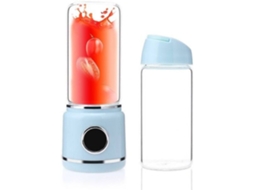 Liquidificador Portátil Clickonit Ideal Para Preparar Batidos Smoothies E Sumos Frescos Em Qualquer Lugar Sem Complicações Design Compacto Azul