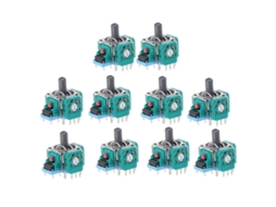 Conjunto De 10 Potenciômetros 3d Para Joystick, Peças De Reparo Para Joystick Vibratório De Controle De Jogos Hengjian