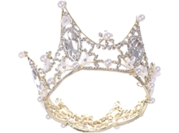 Coroa De Casamento Brilhante, Tiara Barroca, Ornamento De Cabelo, Coroa De Noiva