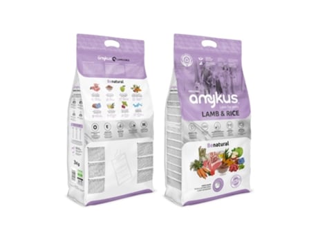 Original Lambric 3 kg Cordeiro e Arroz Ração para Cães Amykus