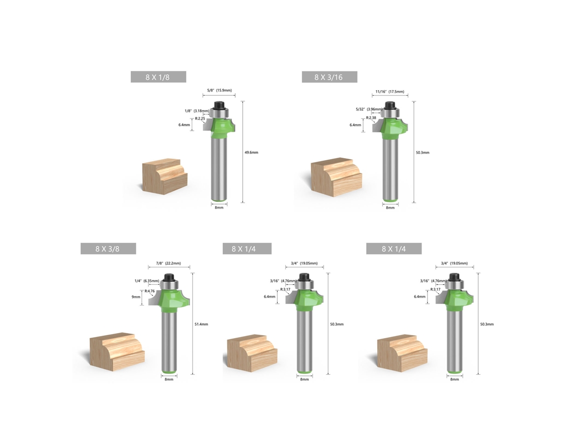 Laxiscreed Kit De Ferramentas Para Corte Preciso De Espátulas De 8mm Com Pega Rápida