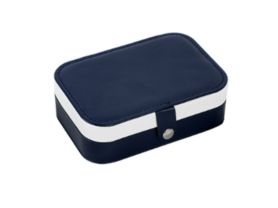 Caixa de viagem AOZORZ, organizador com espelho, 10x10x5cm