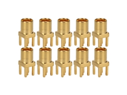 Conector Mmcx Ke Fêmea 4 Pinos Para Pcb Reparação De Fones De Ouvido 10 Peças