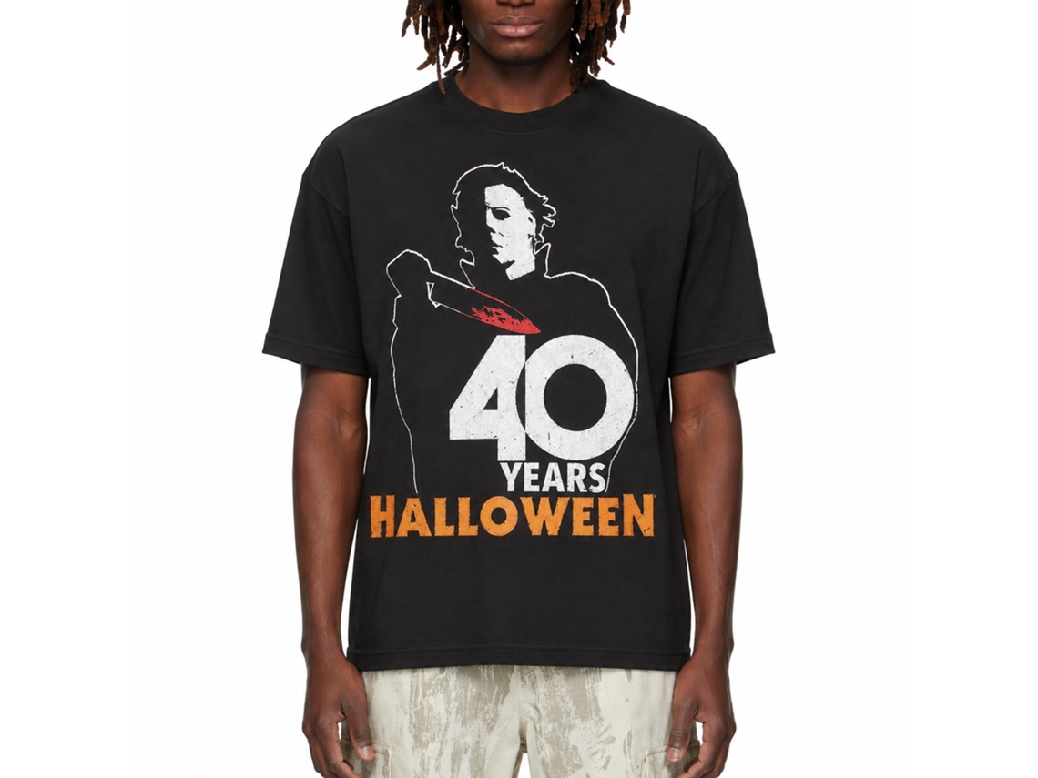 Rockinstone Halloween Movie 40 Black Adult T-shirt Size:xl