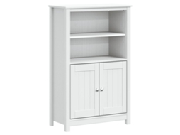 Bathroom Cabinet, Bathroom Cabinets Vidaxl Branco Madeira De Pinho (69.5 X 34 X 110 Cm)