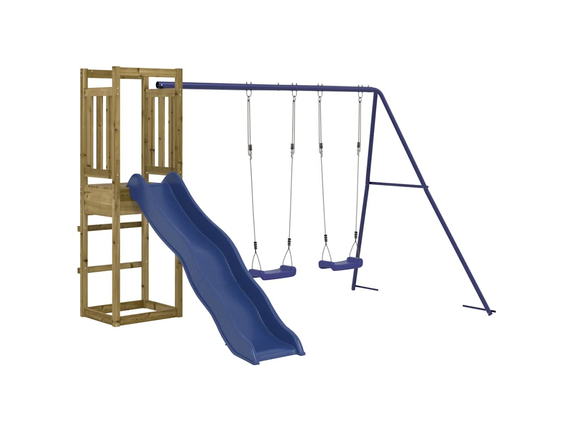Outdoor Playset, Outdoor Playsets Vidaxl Marrom Madeira De Pinho Impregnada (n/a)