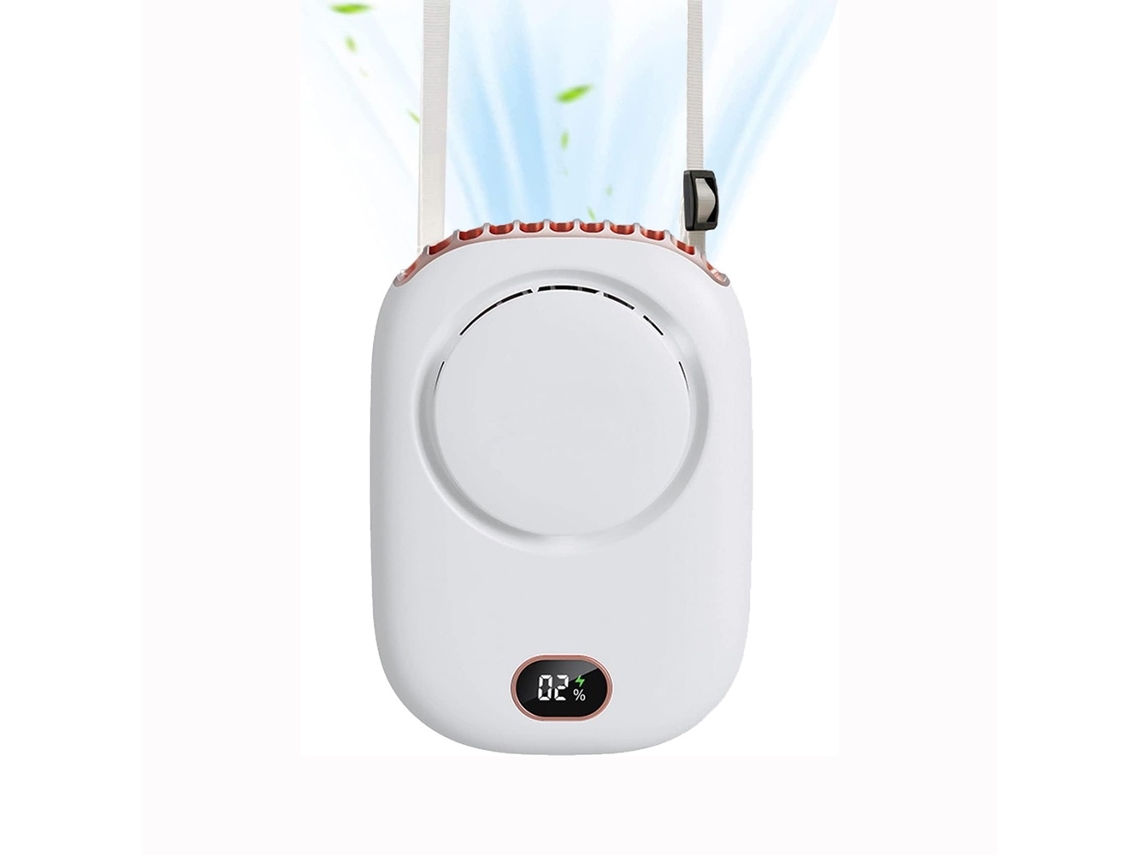 Mini Ventilador 3 em 1 Cordão 12h Autonomia IKIKSO (branco)