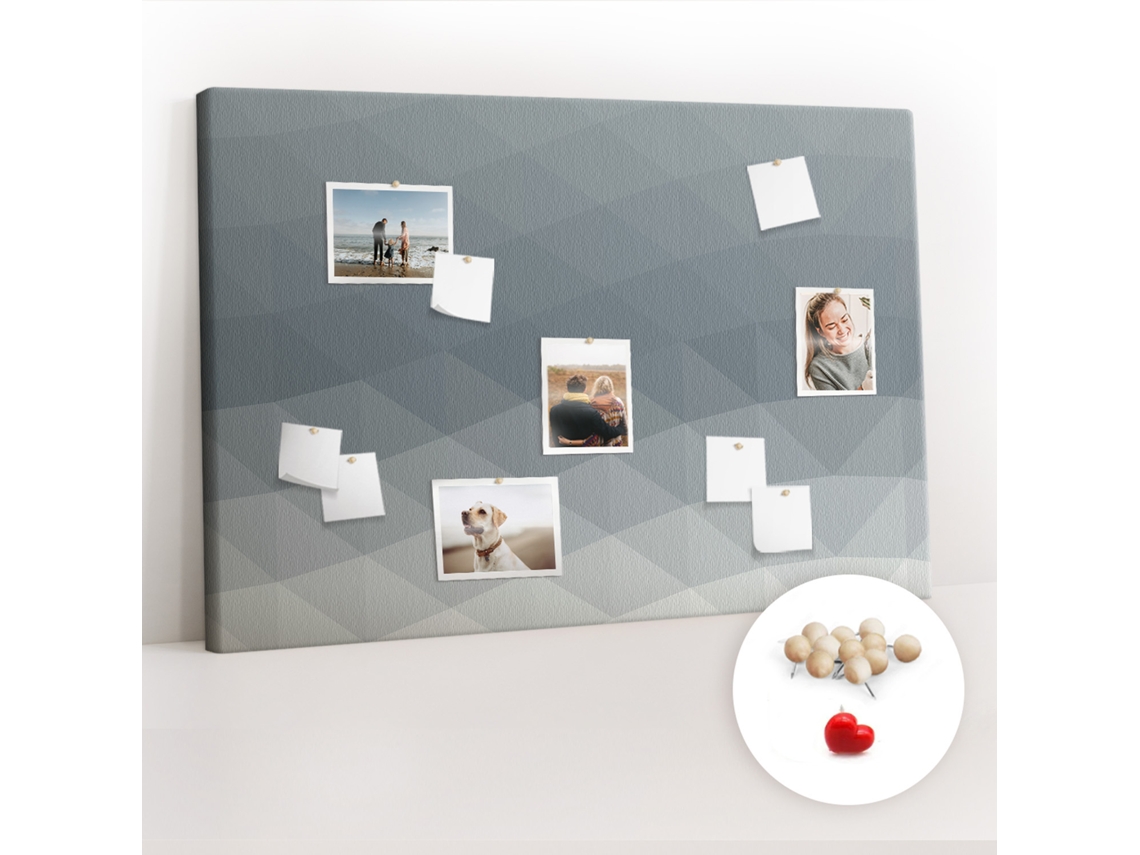Painel De Cortiça Para Parede Abstração De Onda Para O Quarto Das Crianças Espelharte (120x80 Cm)