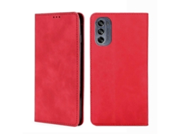 Capa De Couro Magnético Com Aba Horizontal Para Motorola Moto G62 5g