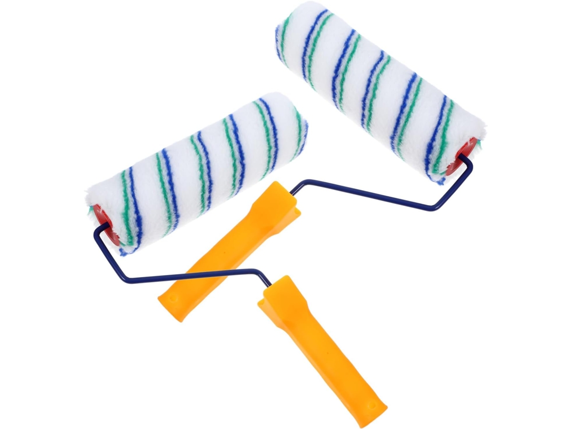 Conjunto De 2 Pincéis Para Tintas Resistentes, Adequados Para Casa E Escritório, Design Ergonômico.