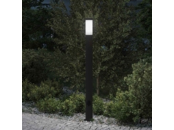 Vidaxl Luminária De Poste Com Tomada, 110 Cm, Aço Inoxidável, Ip44