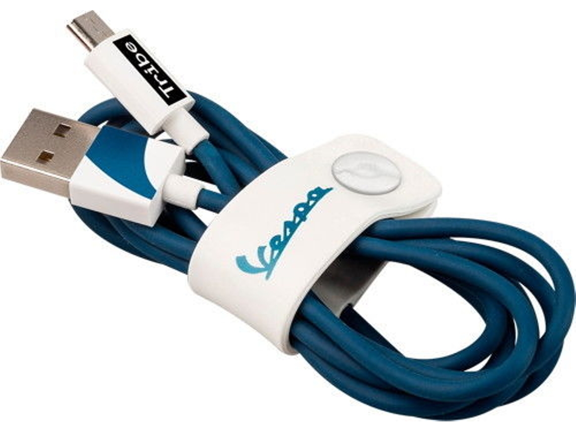 Cabo TRIBE Vespa (USB - Micro-USB - 1.2m - Azul)