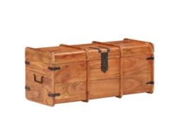 Storage Chest, Storage Chests Vidaxl Marrom Madeira (n/a)