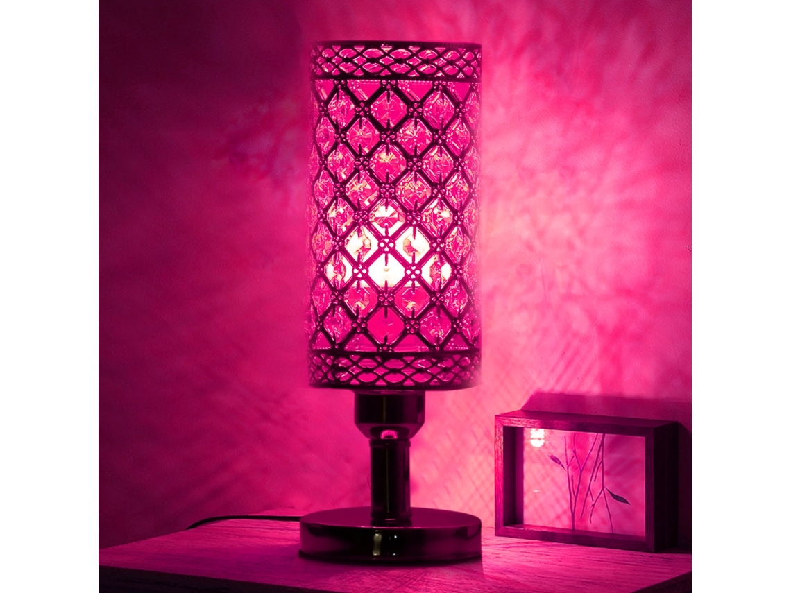 Lâmpada de Mesa de Cristal Moderna Glam PRIMEROX