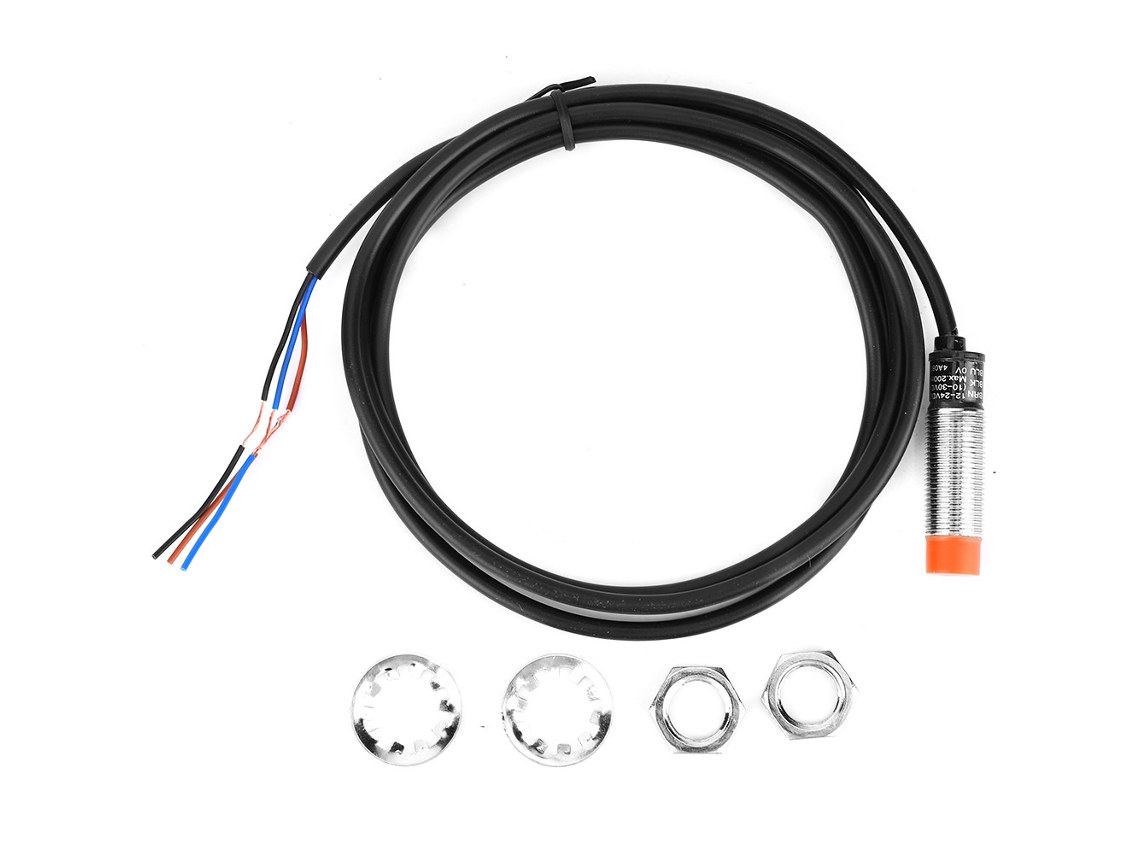 Sensor De Proximidade Indutivo Berm 4mm Dc10~30v 3 Cabos Pnp No Pr12-4dp