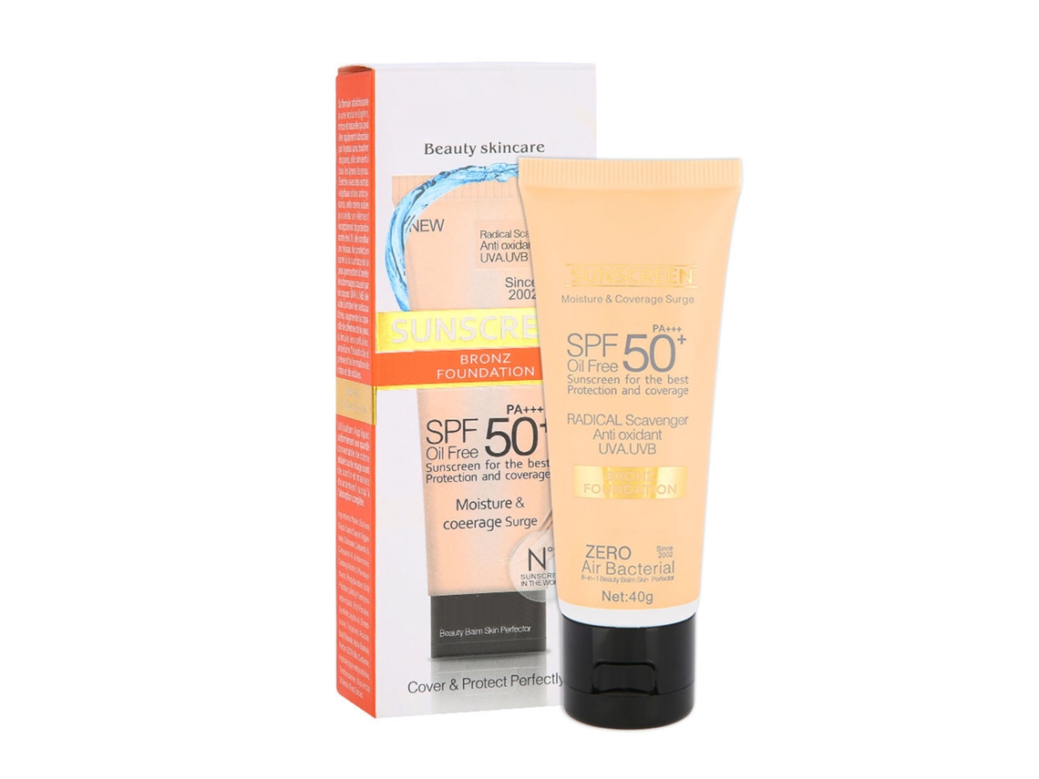 Creme Protetor Solar Clareador Com Filtro Uv Amplio Spf50++ - Resistente À Água E Não Grasso