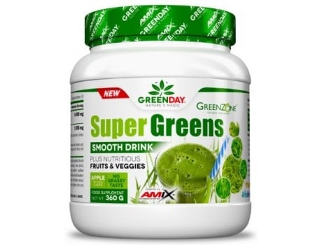 Suplemento Alimentar AMIX Greenday Super Greens Smooth Drinkr-Verdes-Alimento Vegetal (360 g)