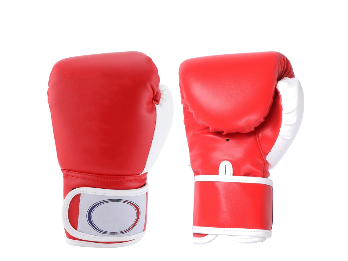 Business luvas de boxe para crianças meninos e meninas para treino e luta com saco de pancada vermelha S/MARCA