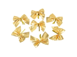 12 Laços para Decoração de Natal - Dourados