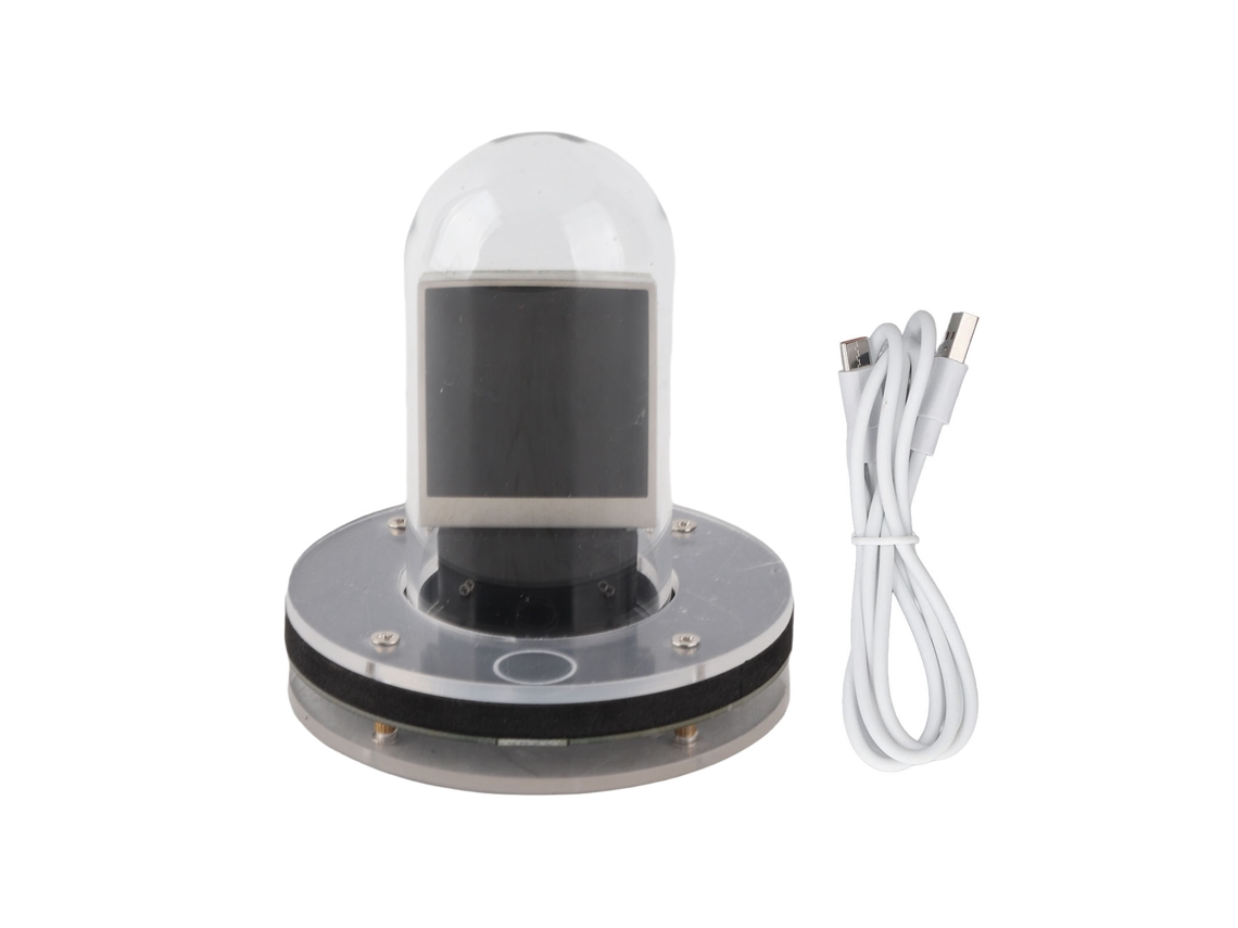 Relógio de Tubo Nixie Wifi Rgb com Display de Tempo e Clima 12/24h | S/MARCA